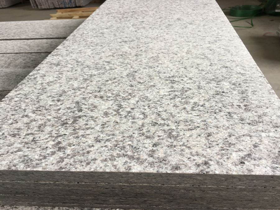 Hazel White Granite Flamed Tile