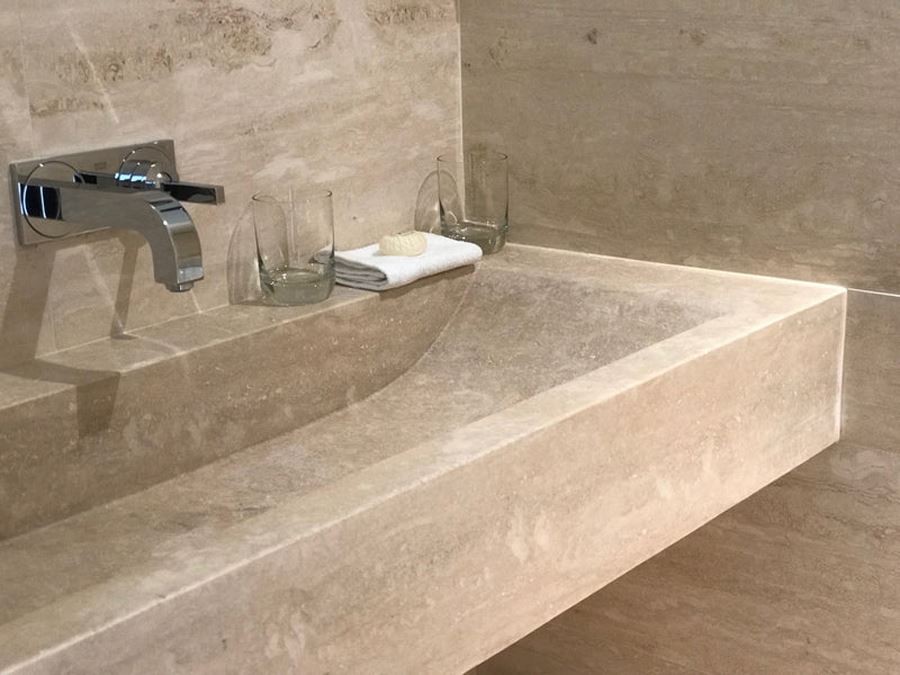 Travertino Romano Classico  Bathroom