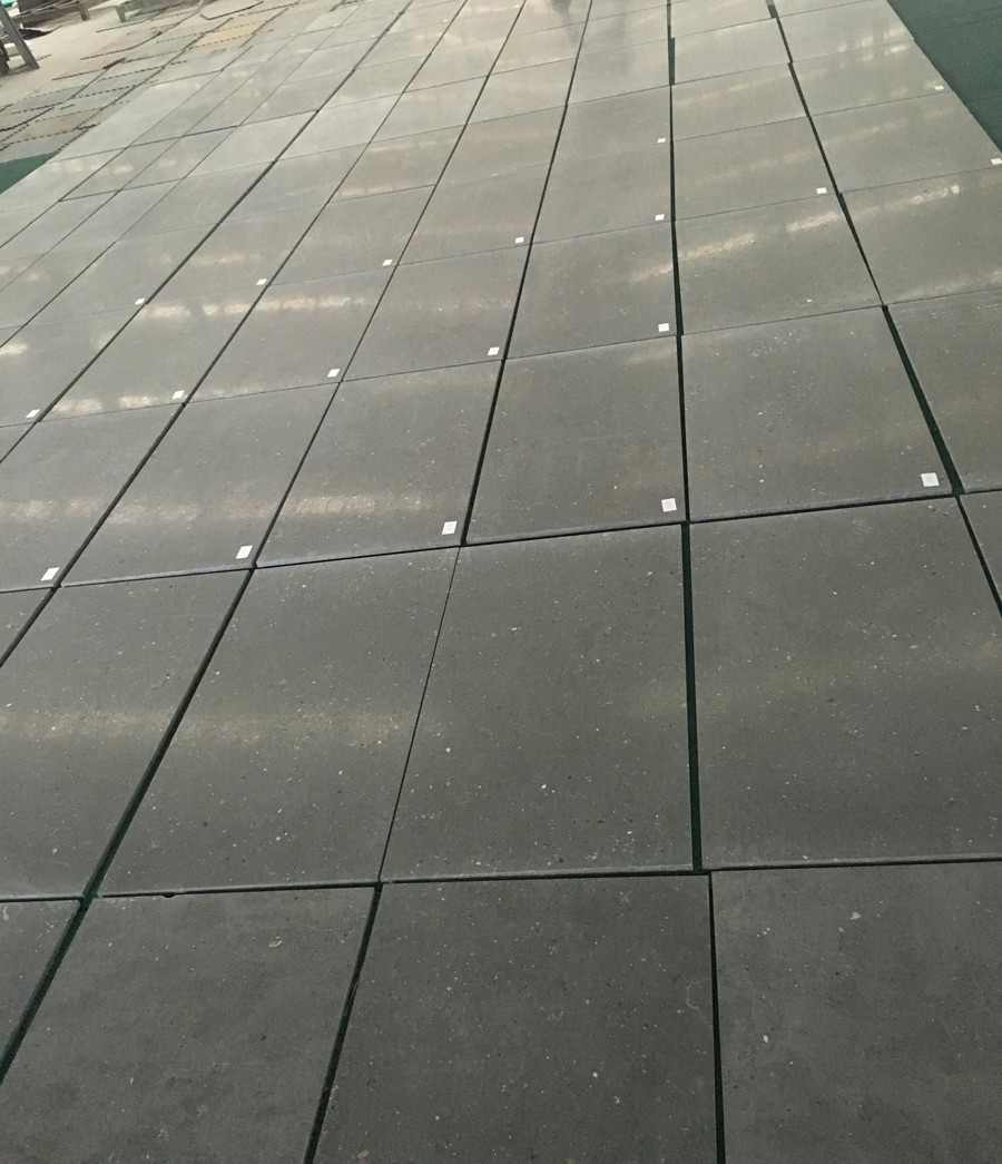 Gris Catalan Limestone Tile Layout