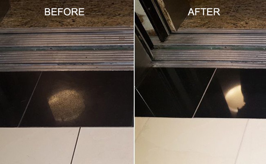 Granite Polishing Before and After