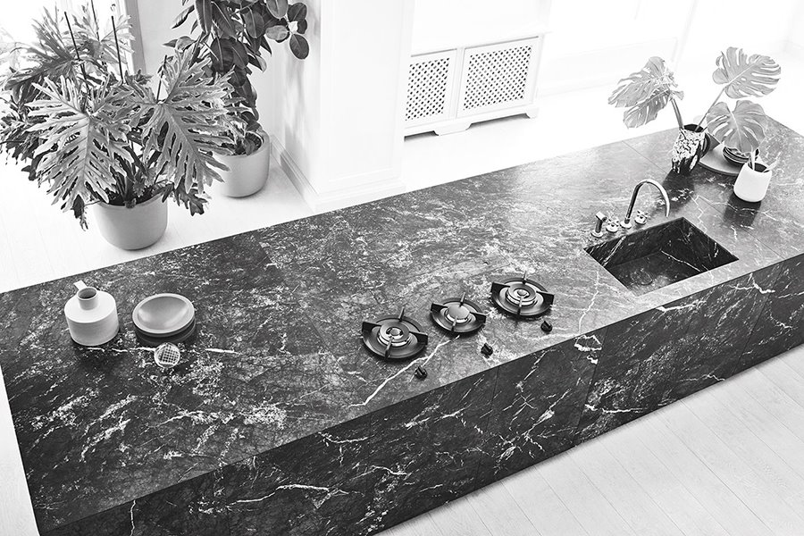Grey Saint Laurent Marble Countertop