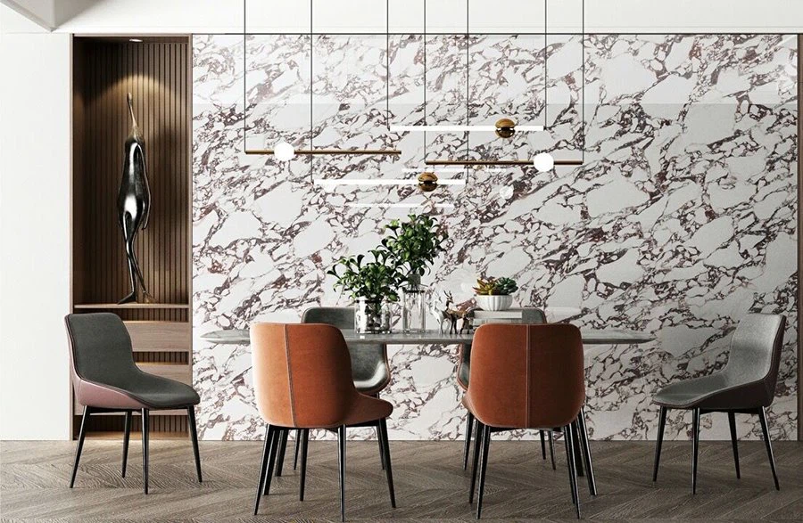 Calacatta Viola Porcelain Kitchen