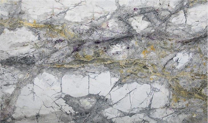 Invisible Grey Gold Marble