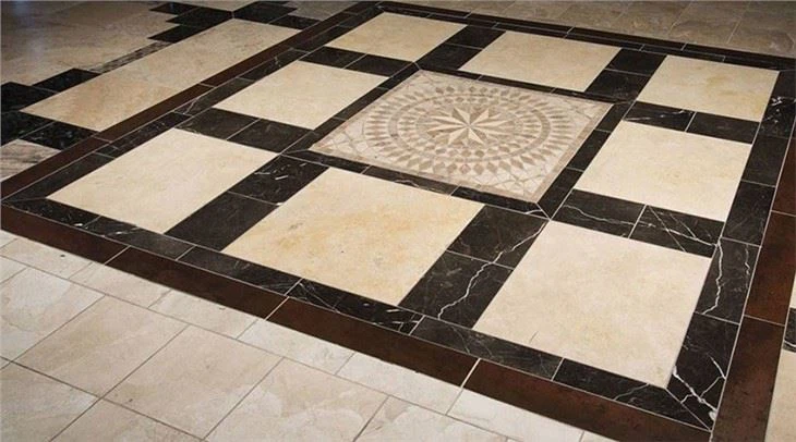 St Laurent Brown Marble Floor