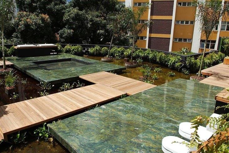 Vitoria Regia Quartzite Floor